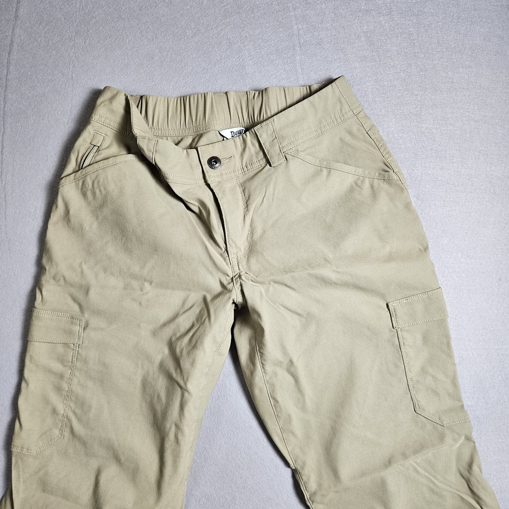 Duluth Trading Co Dry on the Fly Convertible Cargo Pants Tan Size 4 - Picture 2 of 8